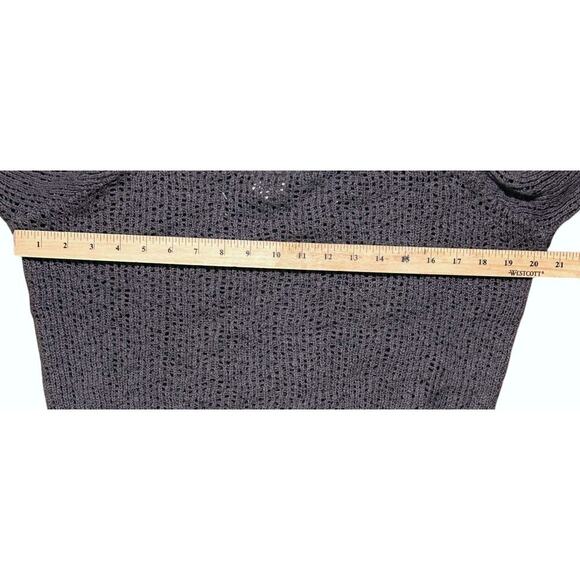 Billabong Crochet Style Bell Sleeve Scoop Neck Sweater Small - Picture 3 of 5